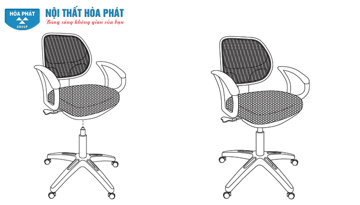 Hướng dẫn lắp đặt ghế lưới Hòa Phát GL101 lắp đặt ghế GL101
