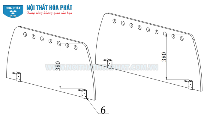 lắp vách ngăn gỗ sơn Module HRMD02 lắp vách ngăn gỗ sơn Module HRMD02