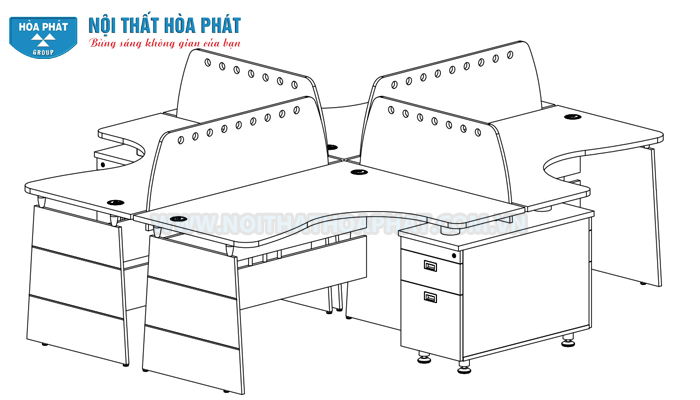 Hướng dẫn lắp đặt Module bàn làm việc HRMD02 Hướng dẫn lắp đặt Module bàn làm việc HRMD02