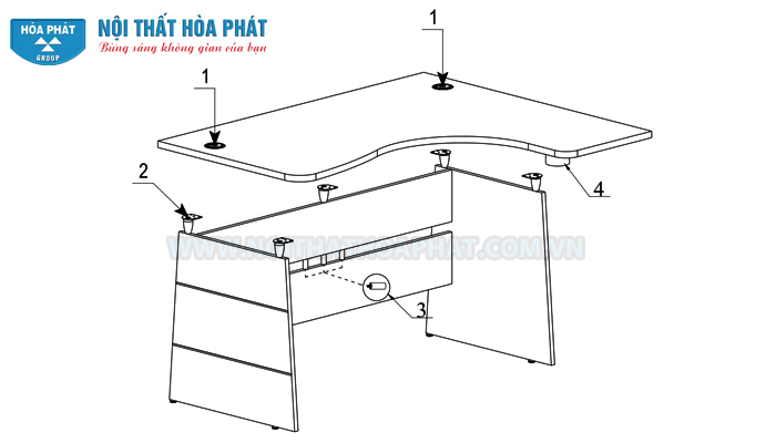 lắp đặt bàn làm việc của module HRMD02 lắp đặt bàn làm việc của module HRMD02