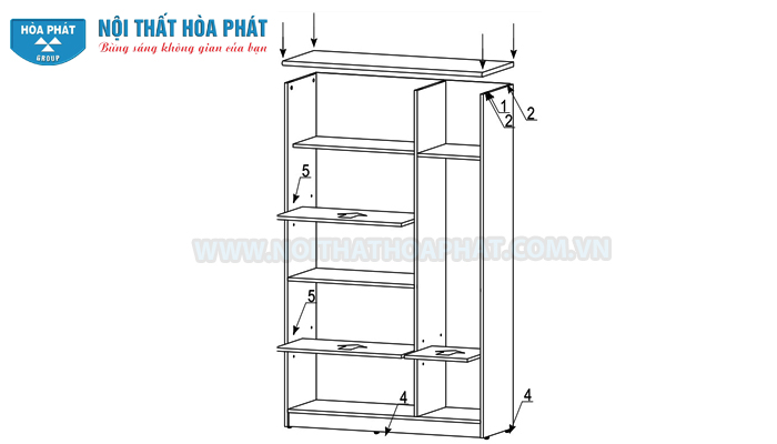 Hướng dẫn lắp đặt tủ 3 buồng SV1960-3B