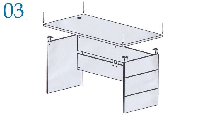 Hướng dẫn lắp r&aacute;p b&agrave;n nh&acirc;n vi&ecirc;n HR120
