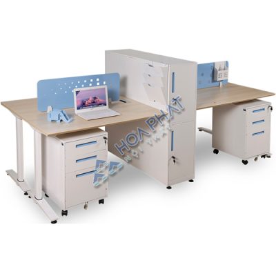 Module bàn làm việc chữ nhật 4 người UNMD04CS3