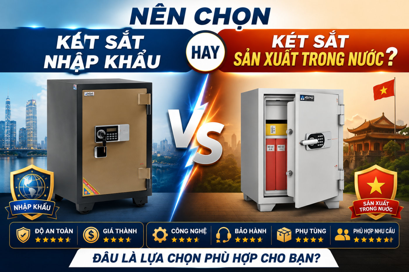 N&ecirc;n Chọn K&eacute;t Sắt Nhập Khẩu Hay Sản Xuất Trong Nước?