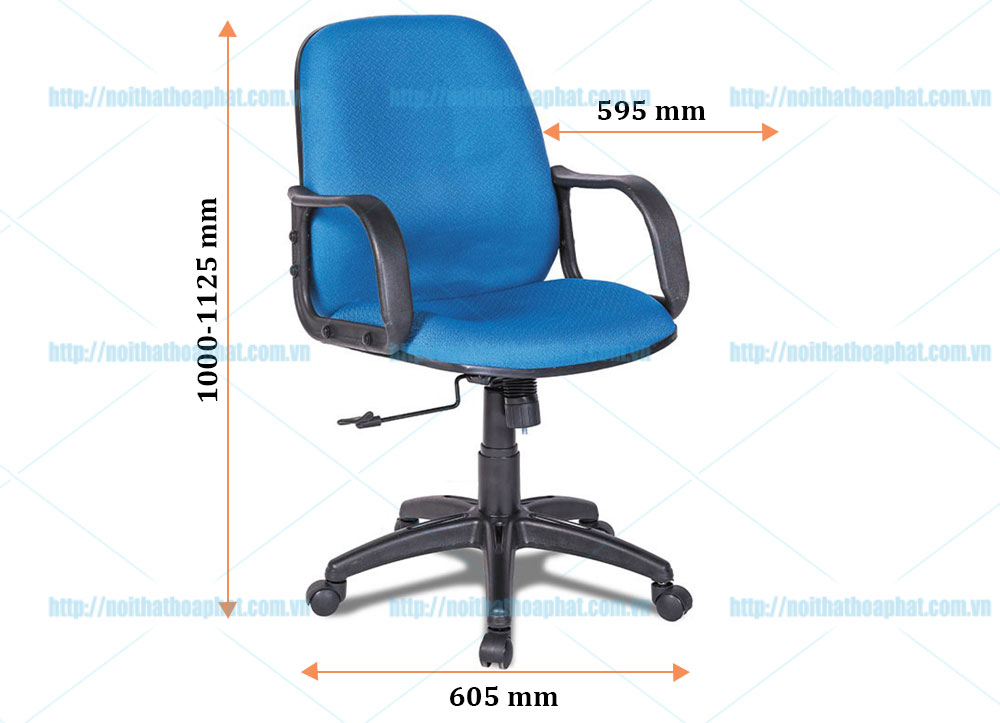 Ghế xoay lưng trung SG225 - ảnh 5