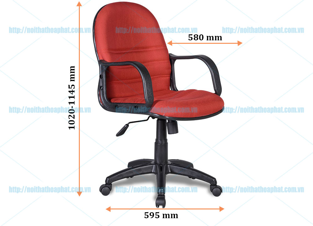 Ghế xoay lưng trung SG712 - ảnh 5