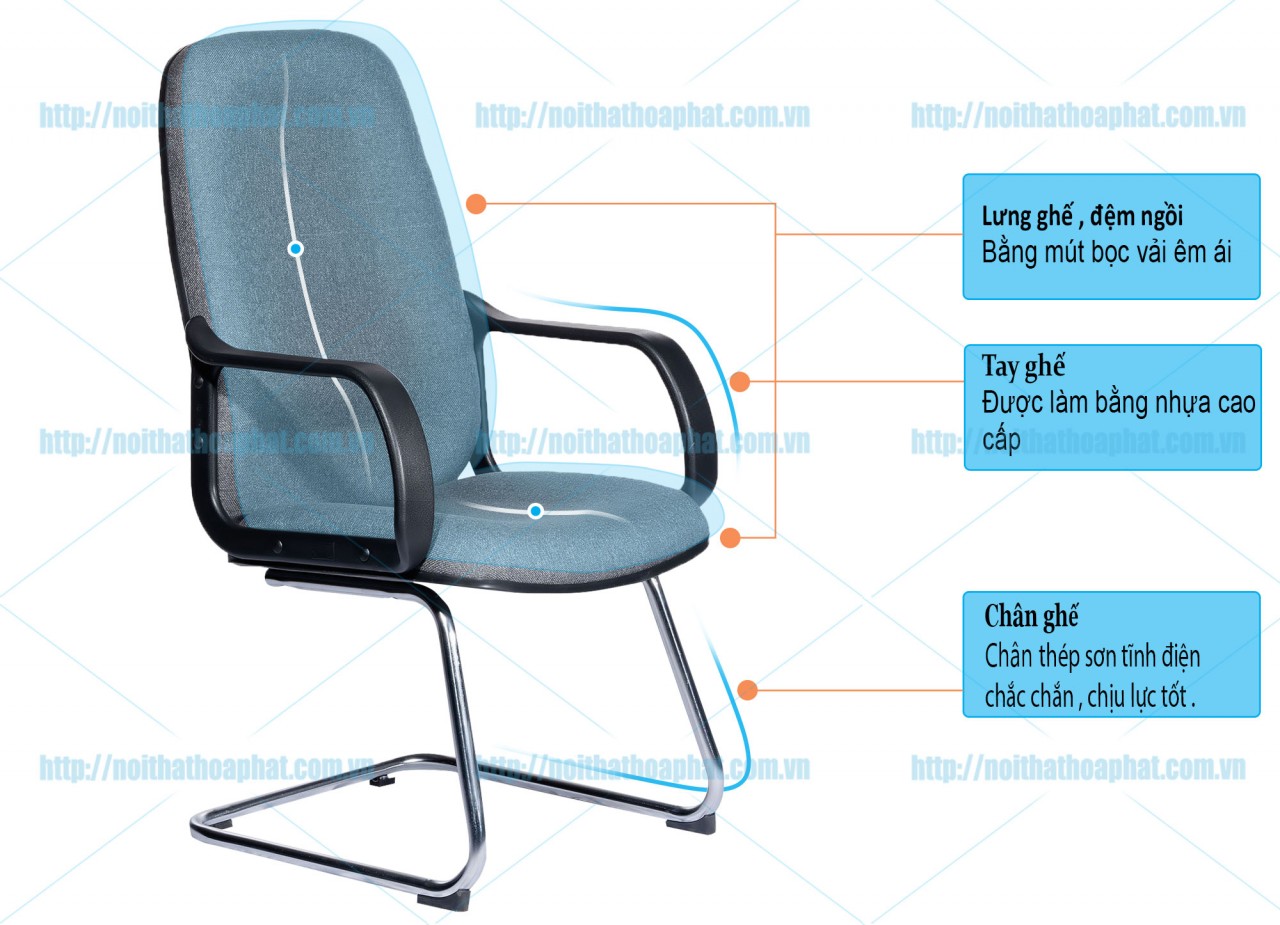 Ghế chân quỳ lưng cao SL216S - ảnh 2