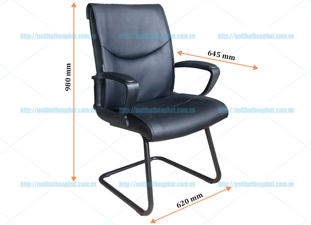 Ghế họp lưng trung SL606 - ảnh 3