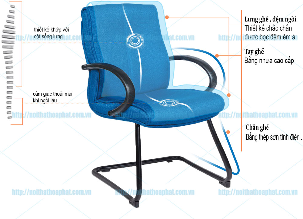Ghế chân quỳ Hòa Phát SL711S - ảnh 2