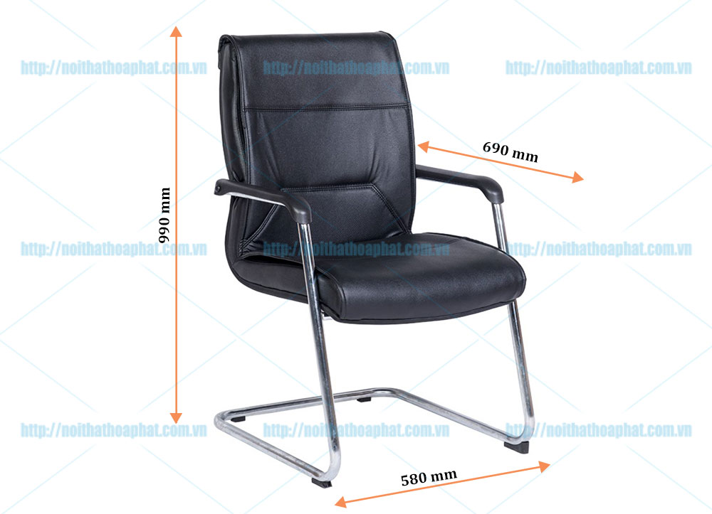 Ghế họp chân quỳ SL718M - ảnh 2