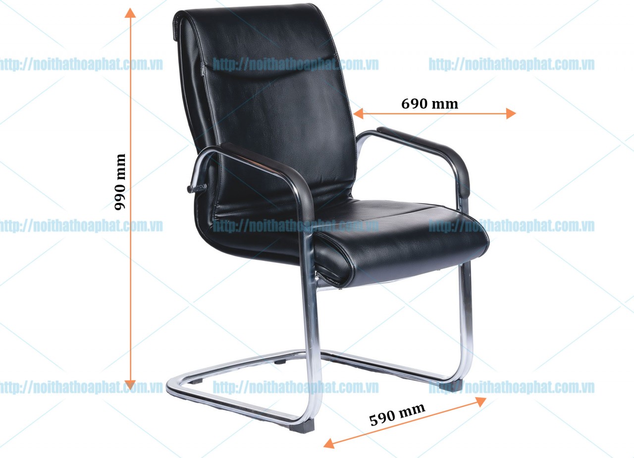 Ghế phòng họp chân thép SL906 - ảnh 3