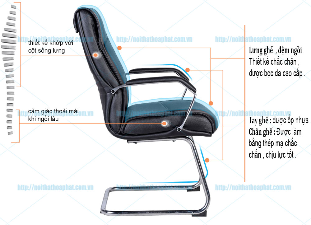 Ghế họp hòa phát SL9700M - ảnh 5