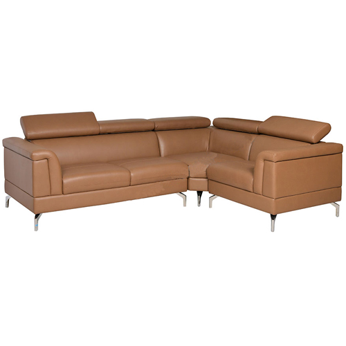 Sofa góc 3 chỗ bọc da thật SF502