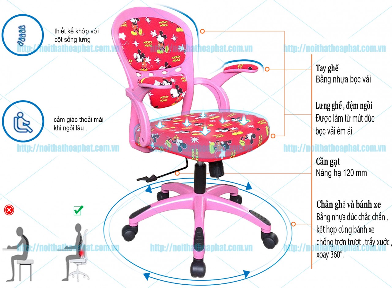 Ghế trẻ em Hòa Phát TE05 - ảnh 3