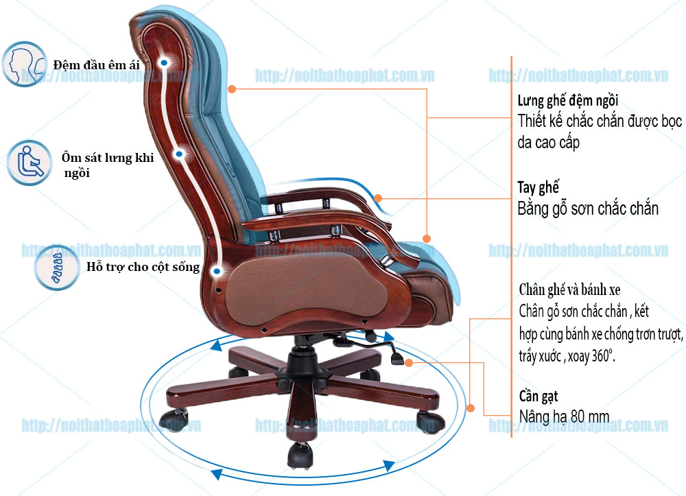 Ghế giám đốc TQ01 - ảnh 3