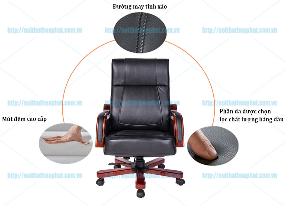 Ghế da cao cấp Hòa Phát TQ12 - ảnh 4