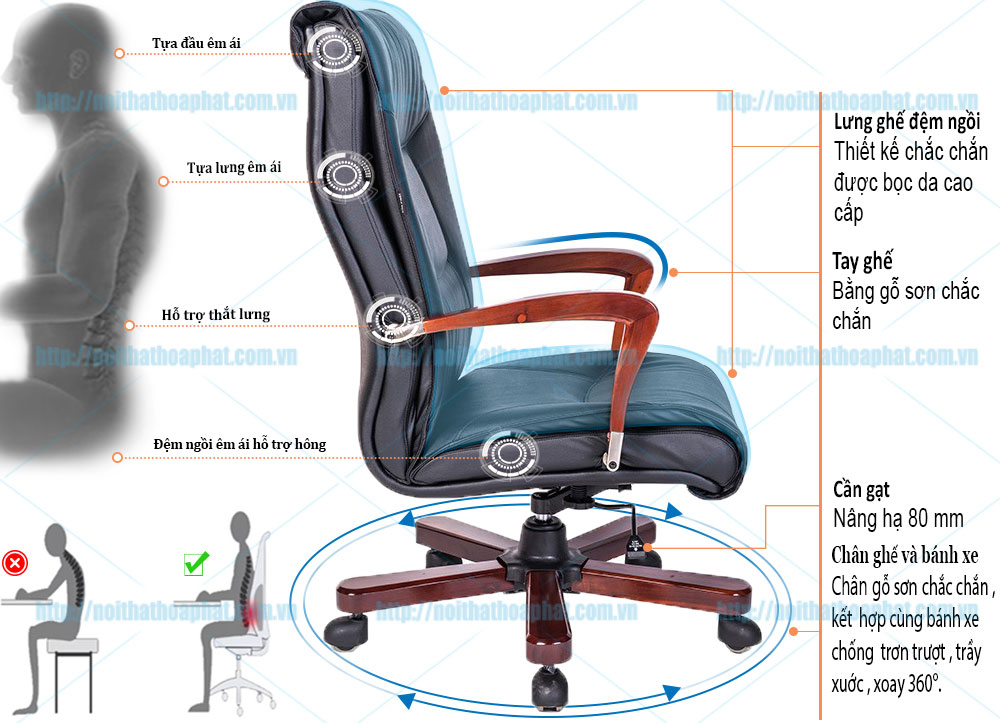 Ghế giám đốc Hòa Phát TQ30 - ảnh 6