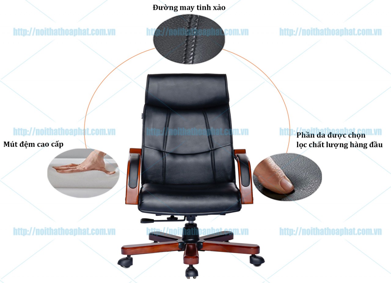 Ghế lãnh đạo bọc da TQ33 - ảnh 4