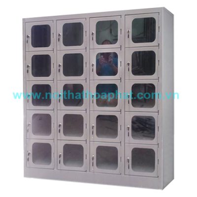 Tủ locker cánh kính Mika TU985-4K20