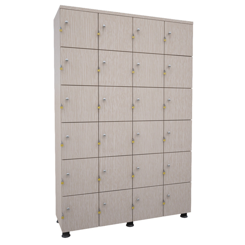 Tủ locker gỗ 24 ngăn TUG24