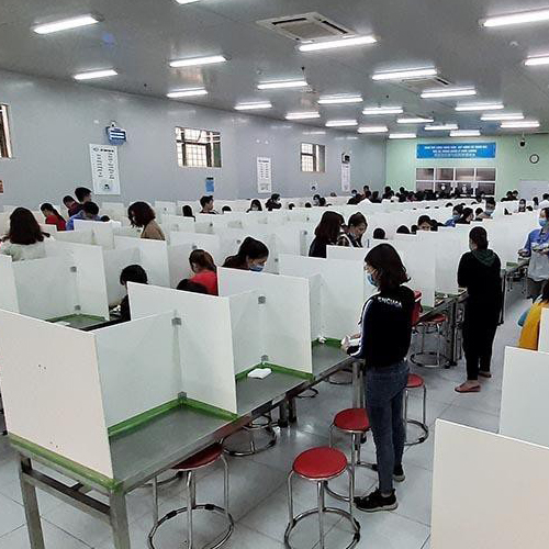 Vách tấm chắn giọt bắn bàn ăn - ảnh 2