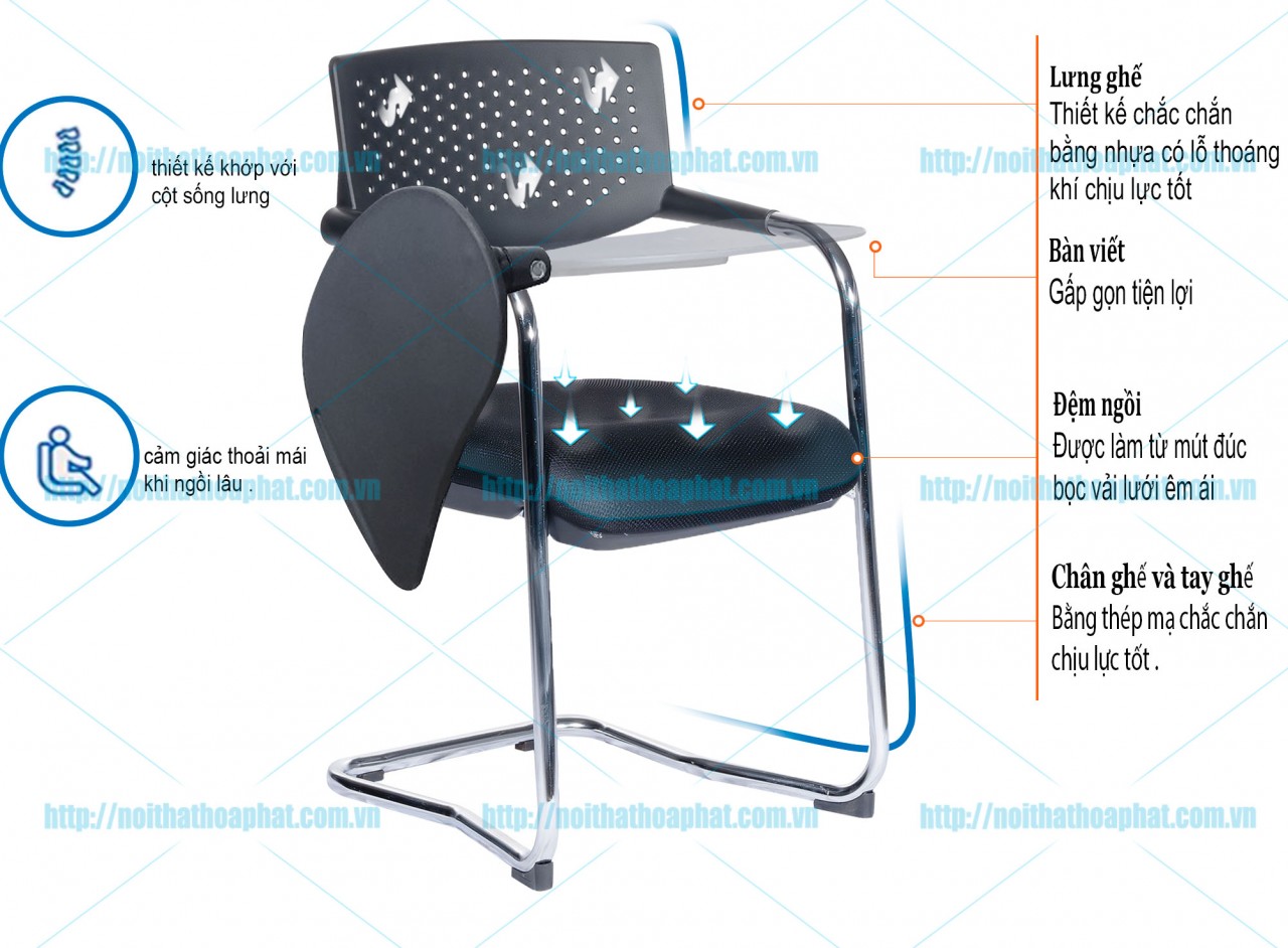 Ghế liền bàn VT6B - ảnh 3